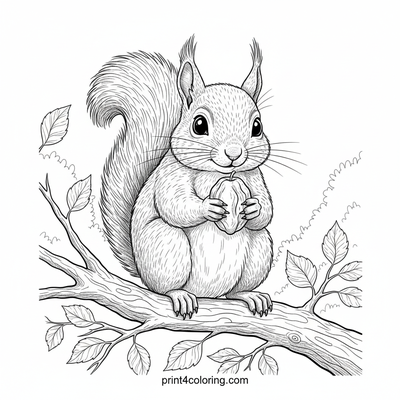 Curious Squirrel's Prune Discovery