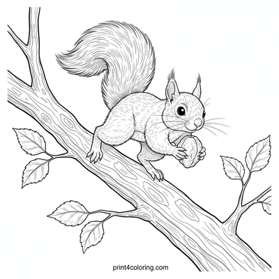 Curious Squirrel's Prune Surprise
