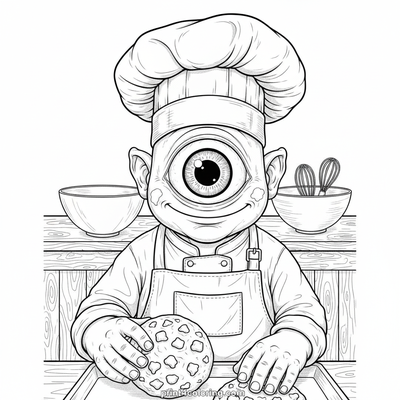 Chef Cyclops' Giant Cookie Bake