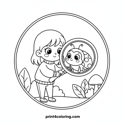 Daphne's Garden Wonder - free printable coloring page