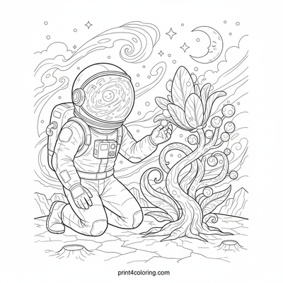 Astro-Botanist's Alien Bloom