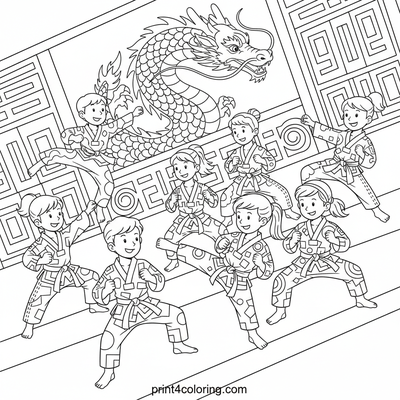 Dragon Dojo Masters: Synchronized Form