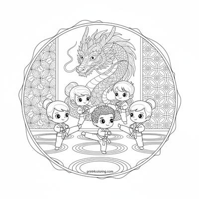 Dragon's Embrace Dojo: Little Warriors Practice Form