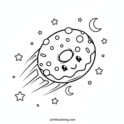 Starry Donut Cloud Dream