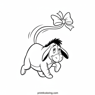 Eeyore's Delightful Pink Bow Swish