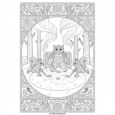 Enchanted Forest Hockey Frenzy