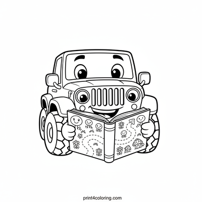 Eugene's Happy Pathfinding Adventure - free printable coloring page