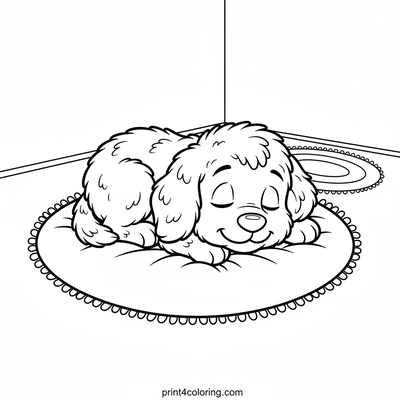 Eugene the Jeep's Sweet Dreams - free printable coloring page