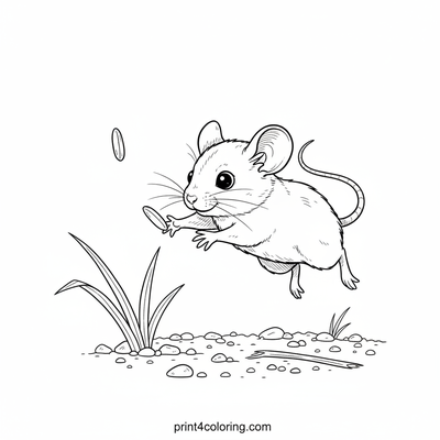 The Little Harvester: Field Mouse's Rice Grain