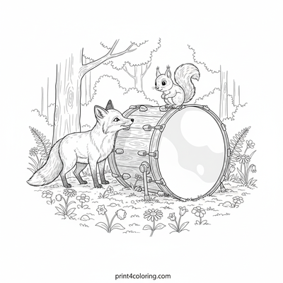 Woodland Wonders: Forest Friends Discover the Drum