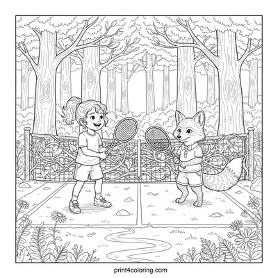 Forest Friends Tennis Showdown