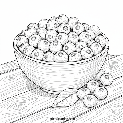 Blueberry Bounty on the Farm Table