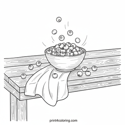 Farm Table Blueberry Harvest