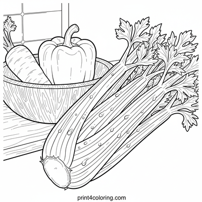 Fresh Harvest Kitchen Still Life