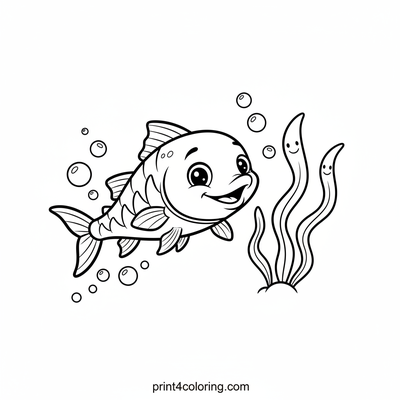 Smiling Barracuda's Bubble Adventure