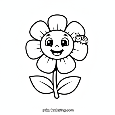 Happy Blossom & Ladybug Friend