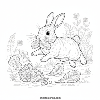 Bunny's Delightful Garden Feast