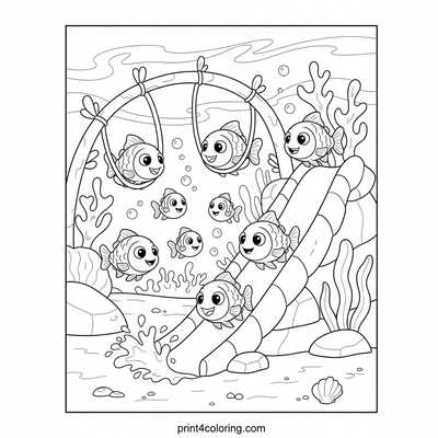 Friendly Piranhas' Underwater Playground Adventure