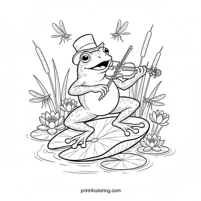 The Fiddling Frog's Pond Serenade