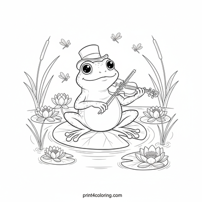 Froggy Fiddler's Lily Pad Serenade