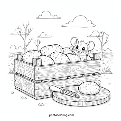 Harvest Bounty: Potato Prep & Peeker Mouse