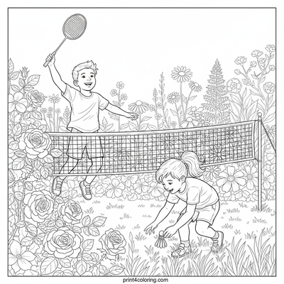 Garden Badminton Preparations