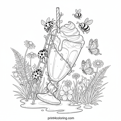 Garden Critters' Grand Milkshake Feast