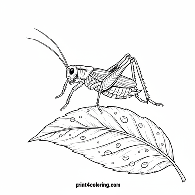 Garden Maestro: The Dewdrop Performer - free printable coloring page
