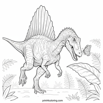 Gentle Giant Spinosaurus: Butterfly Encounter