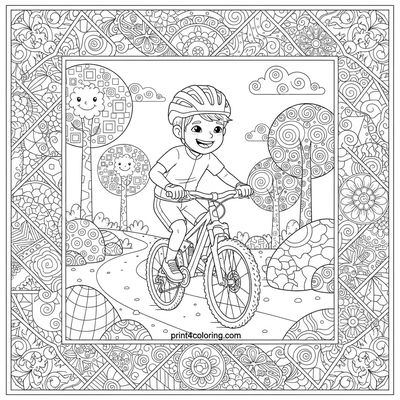 Geometric Trailblazer: A Patterned Path Adventure