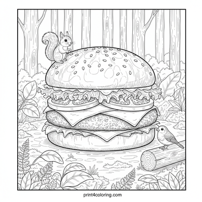 Woodland Feast: The Colossal Burger