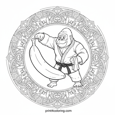 Karate Gorilla's Banana Challenge