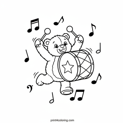 Happy Bear's Big Beat Drumming Fun