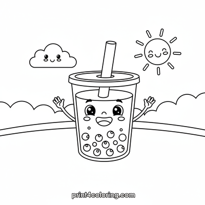 Smiley Boba Tea Pal