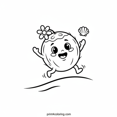 Sunny Coconut's Beach Day