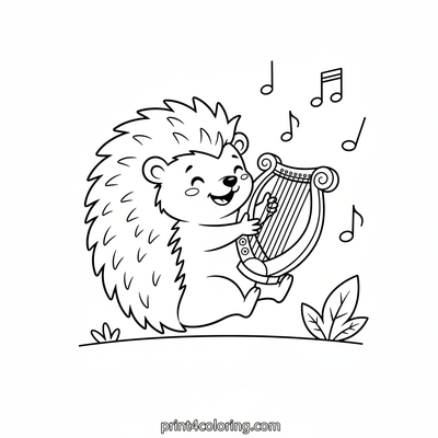 Happy Hedgehog's Melodic Harp