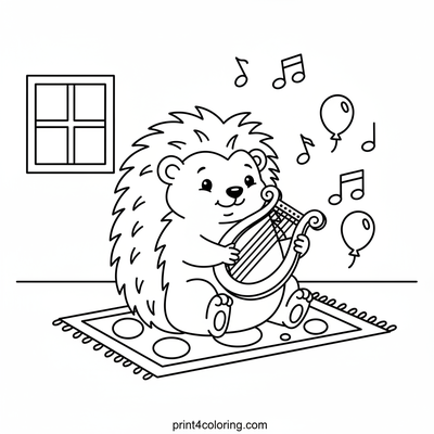 Happy Hedgehog's Melodic Harp Tune