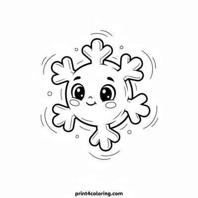 Smiling Snowflake Friend