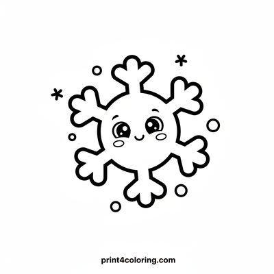 Smiling Snowflake Friend