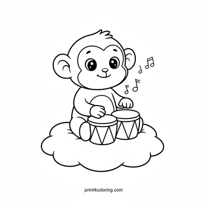 Happy Monkey Bongo Beat