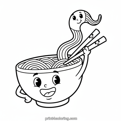 Happy Noodle Bowl Friends Adventure