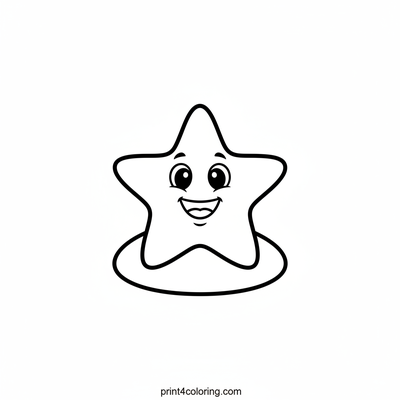 Cheerful Starfish Friend