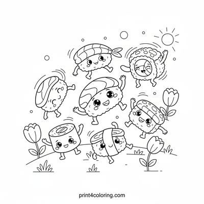 Happy Sushi Friends Adventure