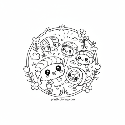 Sushi Friends Garden Gala