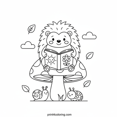 Hedgehog's Magical Mushroom Story Time