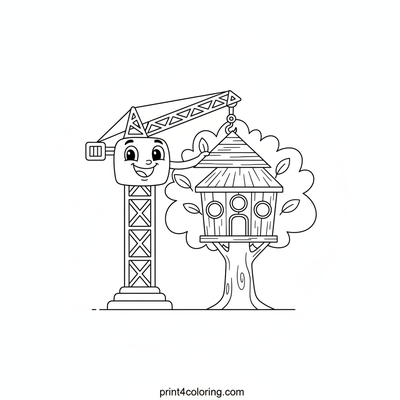 The Friendly Crane's Treehouse Project