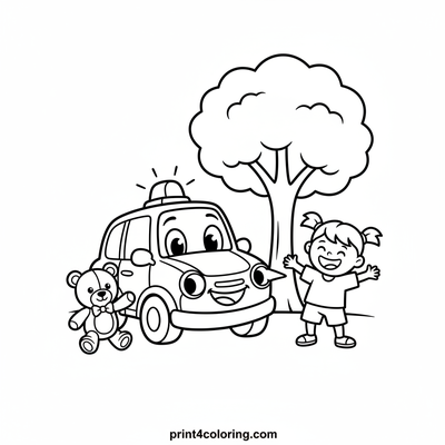 Police Car's Kind Rescue