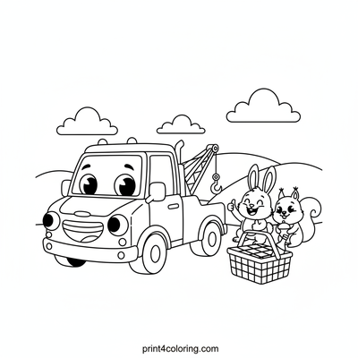 Friendly Tow Truck's Picnic Rescue