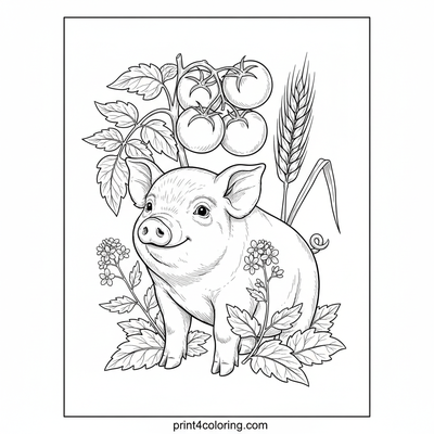 The Great Hotdog Journey: From Farm to Feast - free printable coloring page