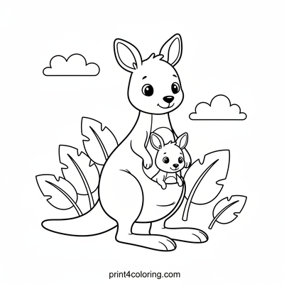 Mama Kangaroo's Sweet Surprise